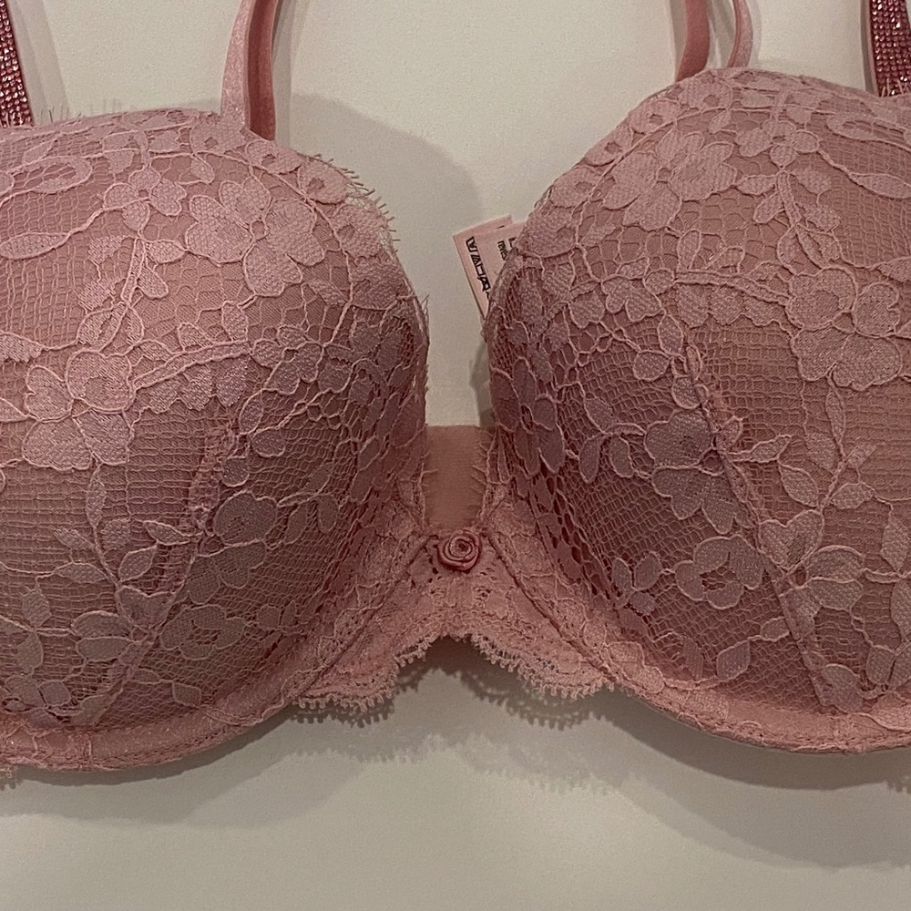 NWT Dream Angels Twinkle Strap Push-Up Bra - Picture 2 of 6